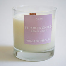 Load image into Gallery viewer, Premium Candle 7.5oz - Flowerchild - Vrai Apothecary
