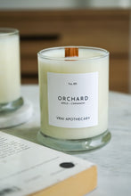 Load image into Gallery viewer, Premium Candle 7oz - Orchard - Vrai Apothecary Fall Candle Autumn Candle Draco Malfoy Candle Fall Farmhouse Candle

