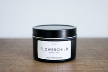 Load image into Gallery viewer, Tin Candle - Flowerchild - Vrai Apothecary
